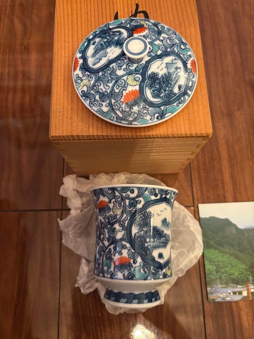 韓国陶芸品 河東井戸郷窯 高級湯呑みセット 再値下げ！韓国陶芸