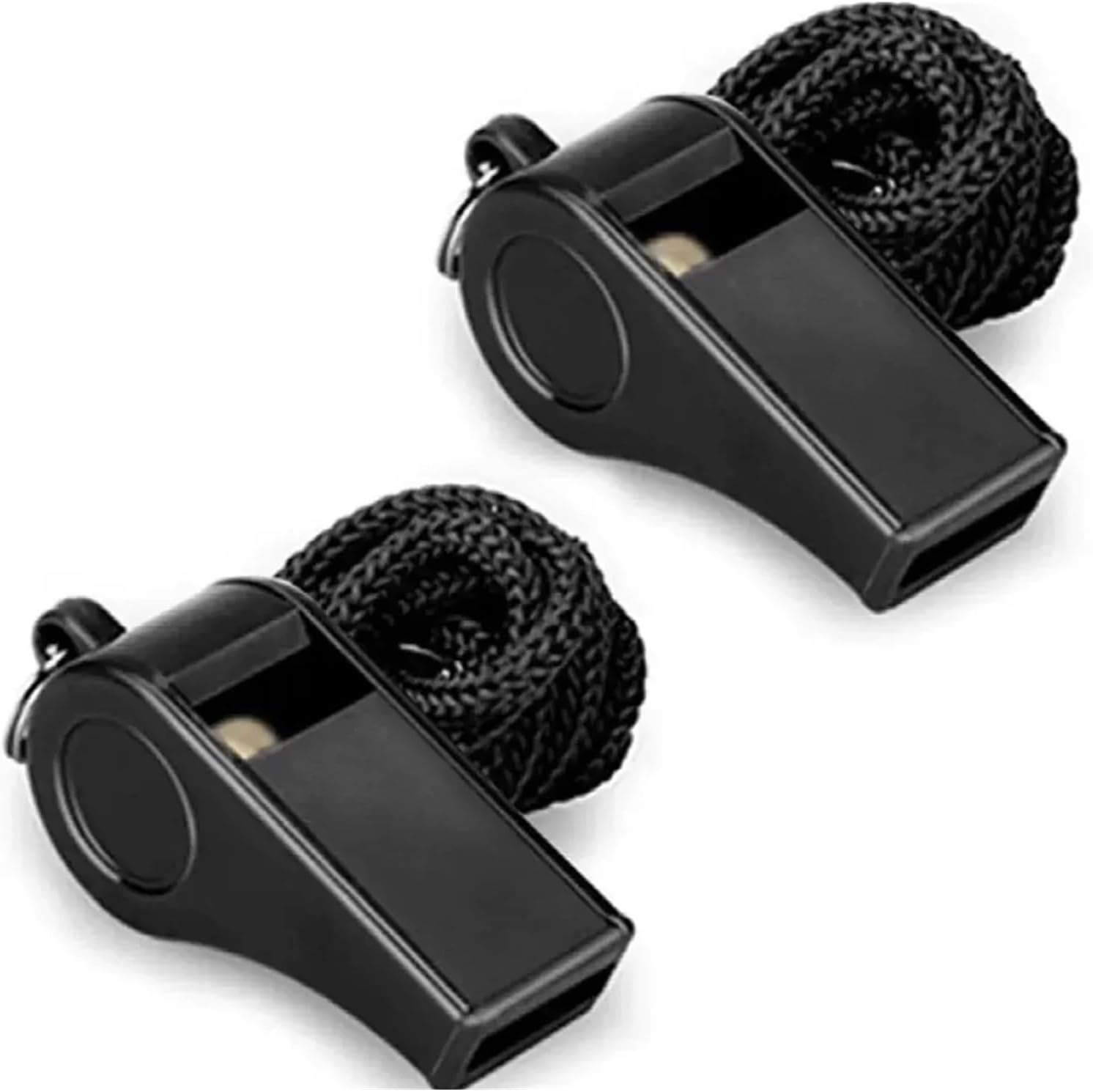 10 PCS Black Whistle Referee Game Halter Outdoor Travel Hiking Suitable