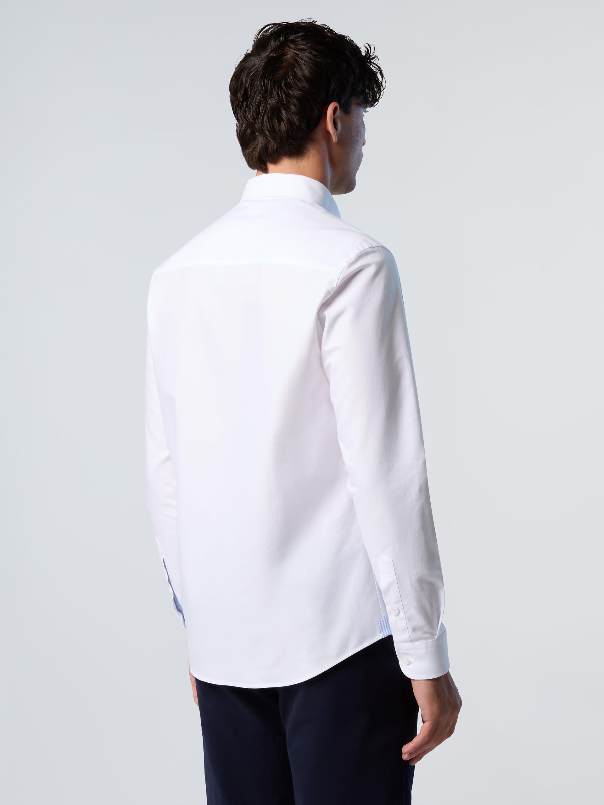 NORTH SAILS Camicia Uomo in Cotone Oxford con Logo Ricamato