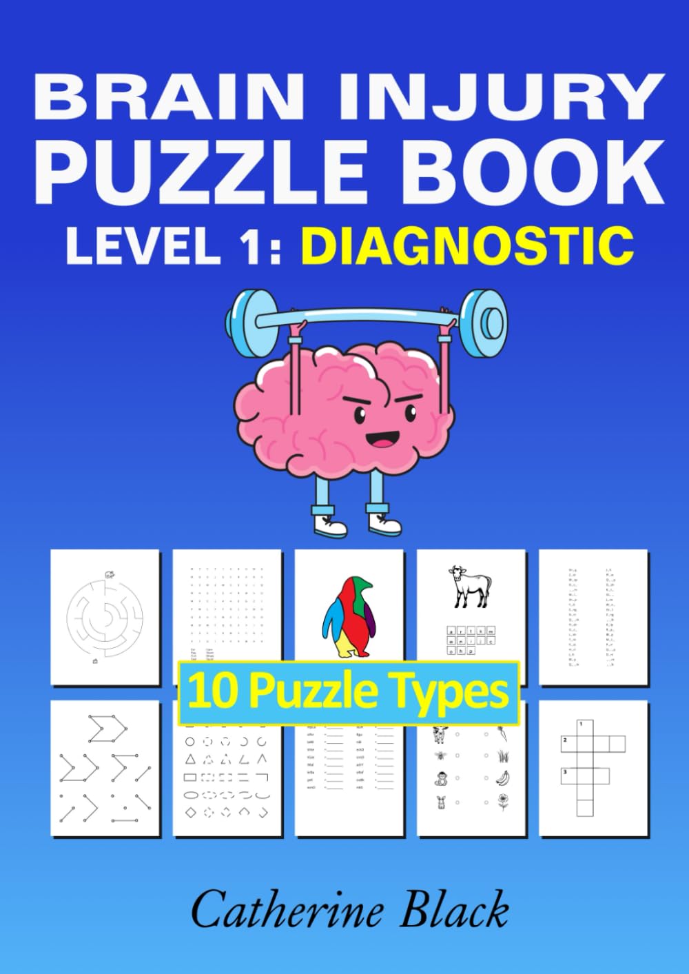Traumatic Brain Injury Puzzle Book: Level I