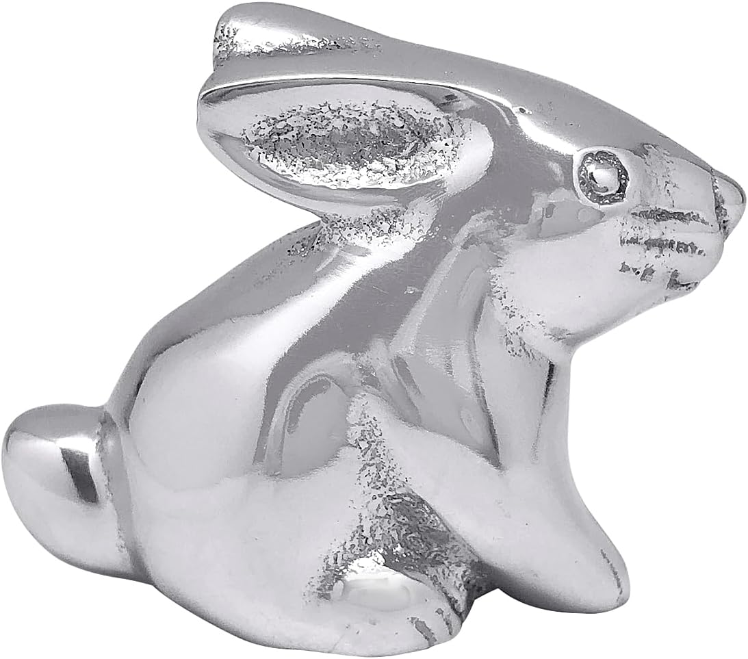 Bunny Napkin Weight, One Size, Silver