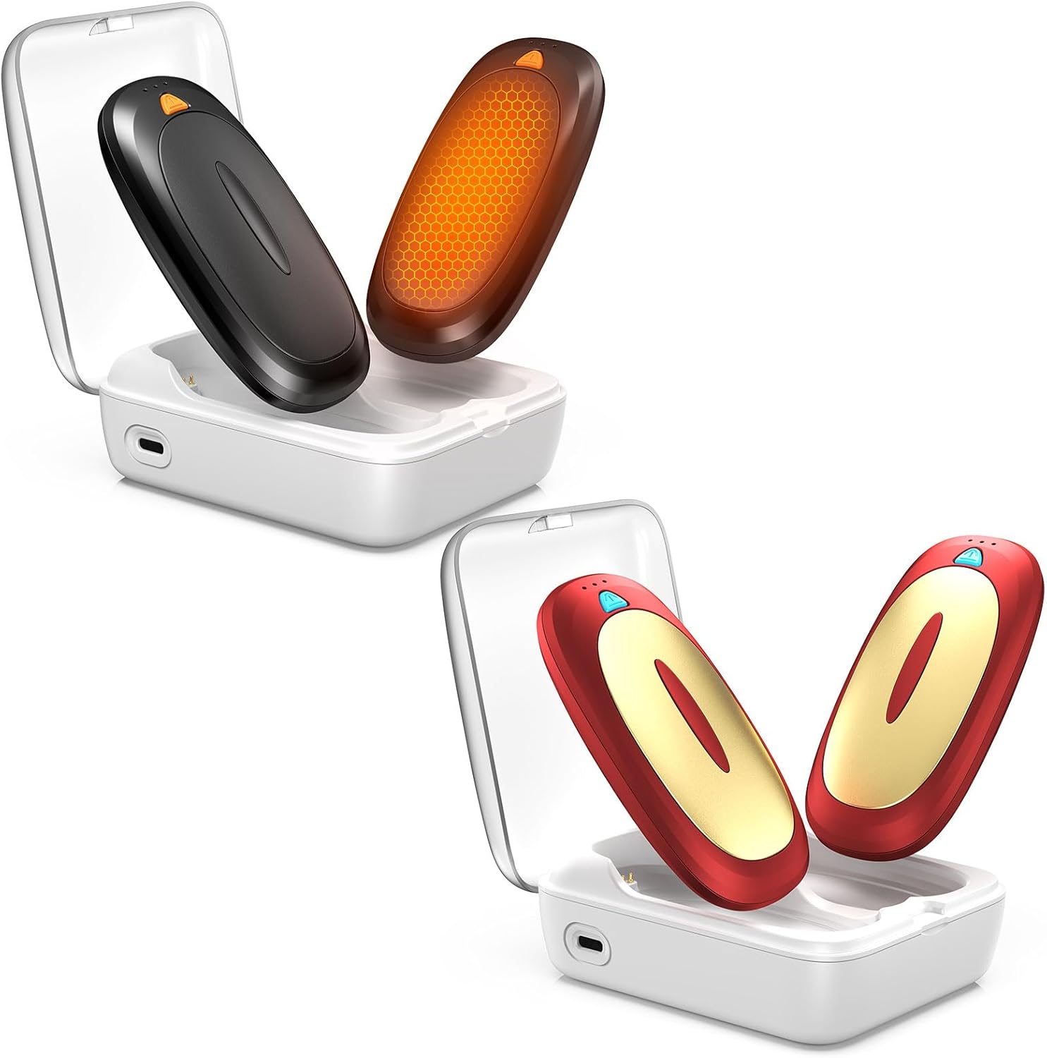 3-in-1 Electric Hand Warmers Rechargeable 2 Pack