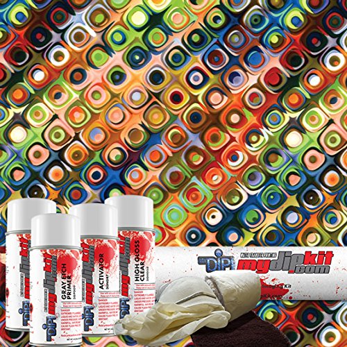 Hydrographics Film Kit - MyDipKit - Water Transfer Printing – Retro - DD-514