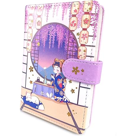 Cute Cartoon Notebook: Kawaii Japanese Sakura Sketchbook