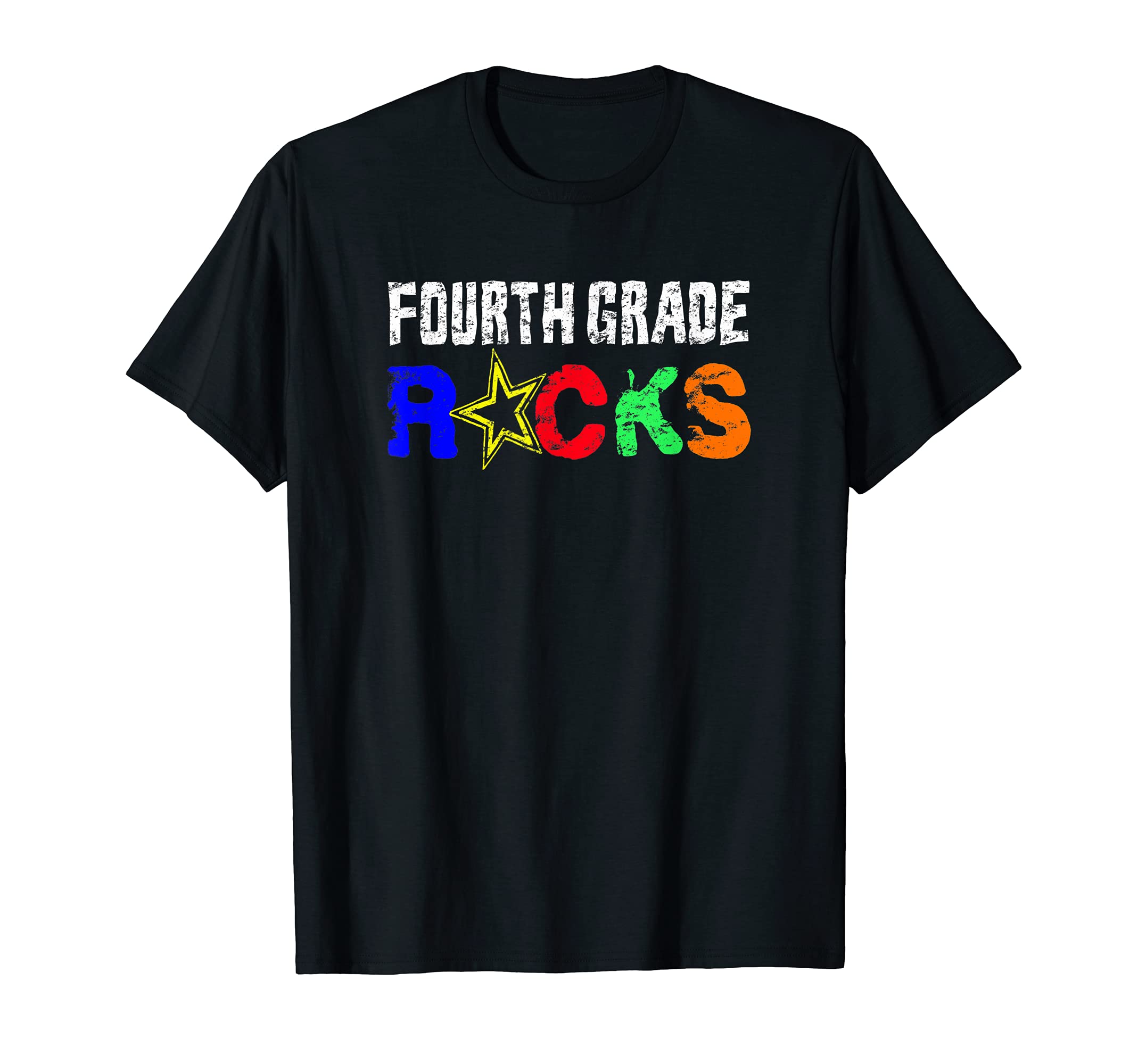 Fourth Grade Rocks Tshirt Teacher Student First Last Day