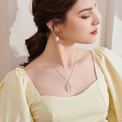 Miniatura 5 de BENECREAT 10 dijes de cristal de latón chapado en oro real de 18 quilates, dijes con forma de lágrima facetada para aniversario, fabricación de