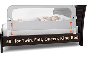 Bed Rail for King, Queen, Full, Twin and Bunk Beds - 59...
