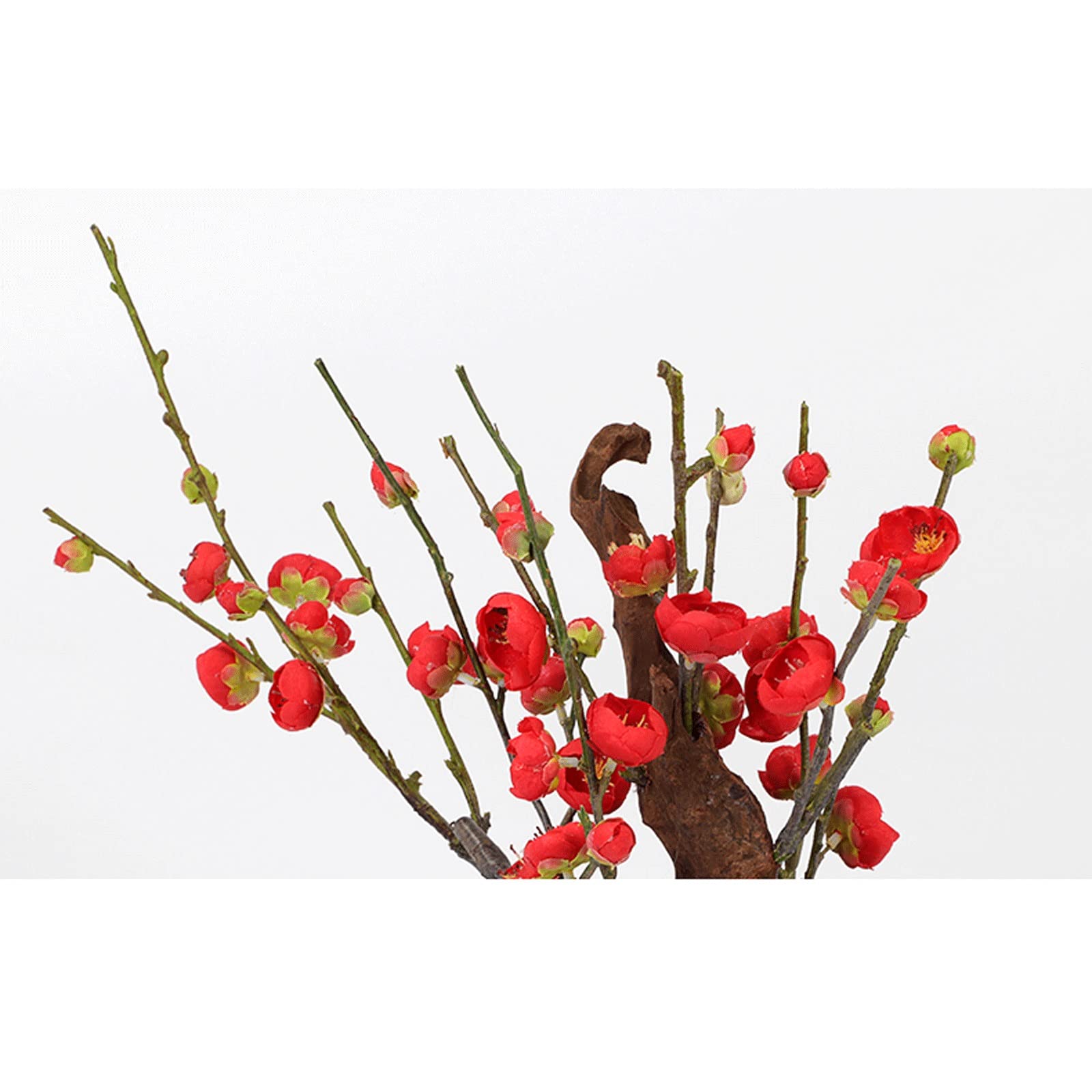 Piante Artificiali, Piante di Simulazione di Fiori di Prugna Artificiali, Piante Bonsai per la casa, la Cucina, Il Bagno, L'Ufficio, l'hotel, Piante di Fiori d