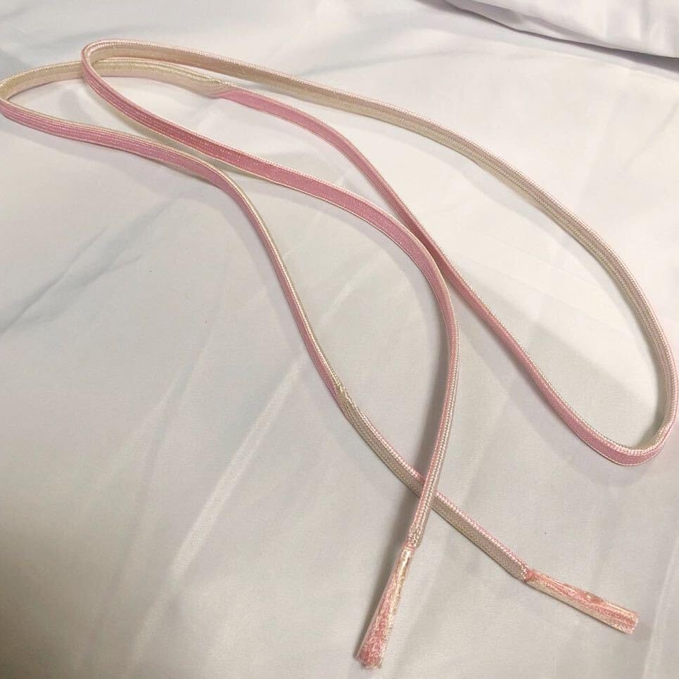帯締め 帯留め 帯紐 帯留 帯締 和装小物 着物 帯紐 和服 和装 ピンク ホワイト グラデーション
