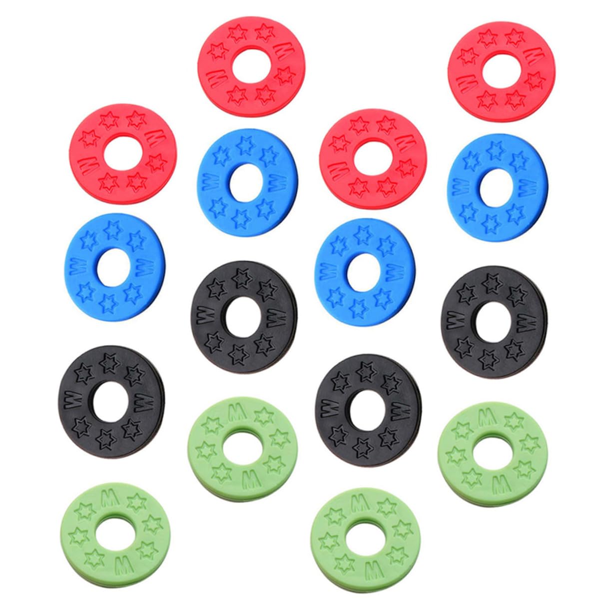 Toyvian 16Pcs Guitar Strap Locks Silicone Buckle Strap Pads for Acoustic Electric Guitars Secure Locking System Prevents Strap Slippage