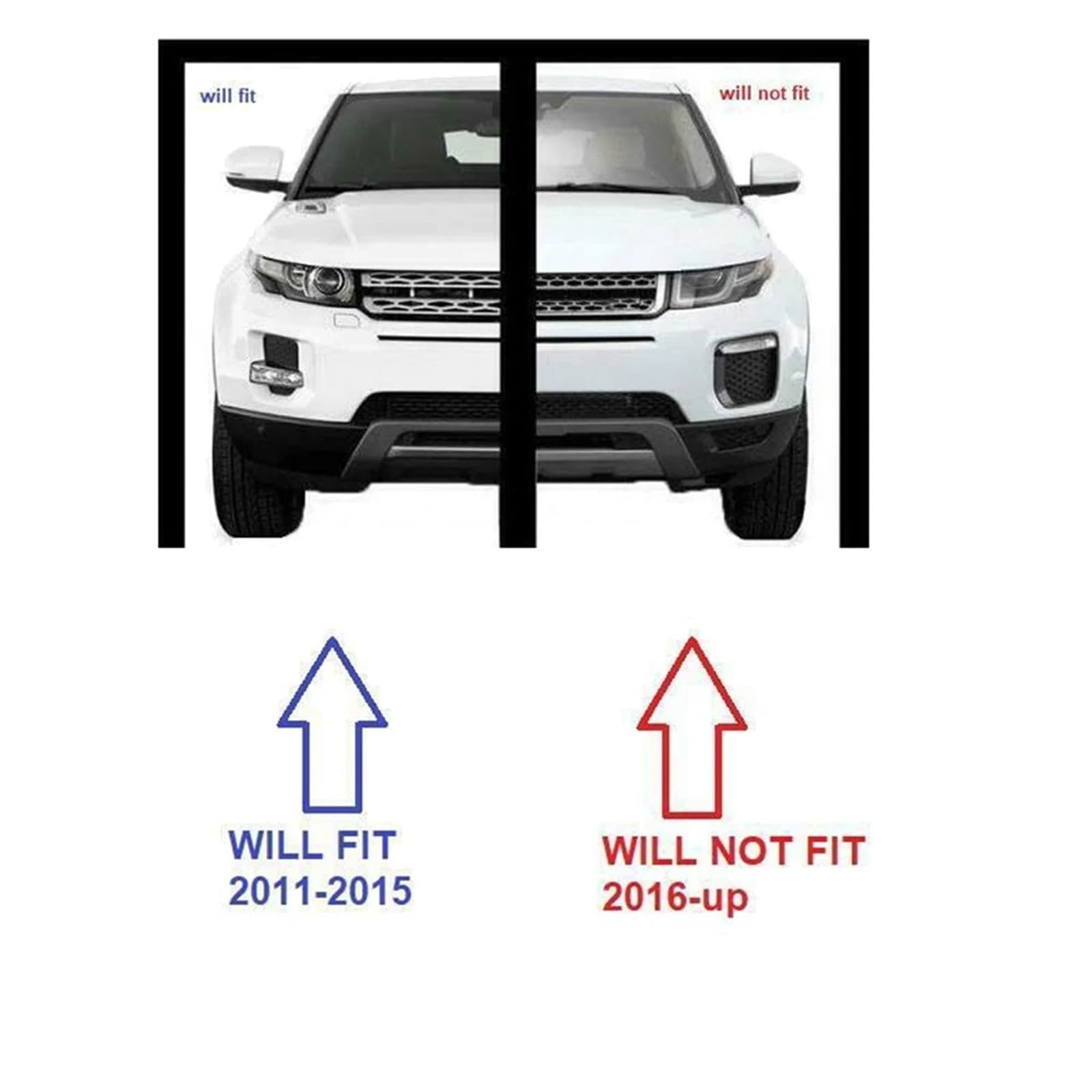 Anteriore Fendinebbia Per Range Per Rover Per Evoque 2011-2015 LR026090 Paraurti Anteriore Sinistro Lato Guidatore Luce Fendinebbia Faro di guida