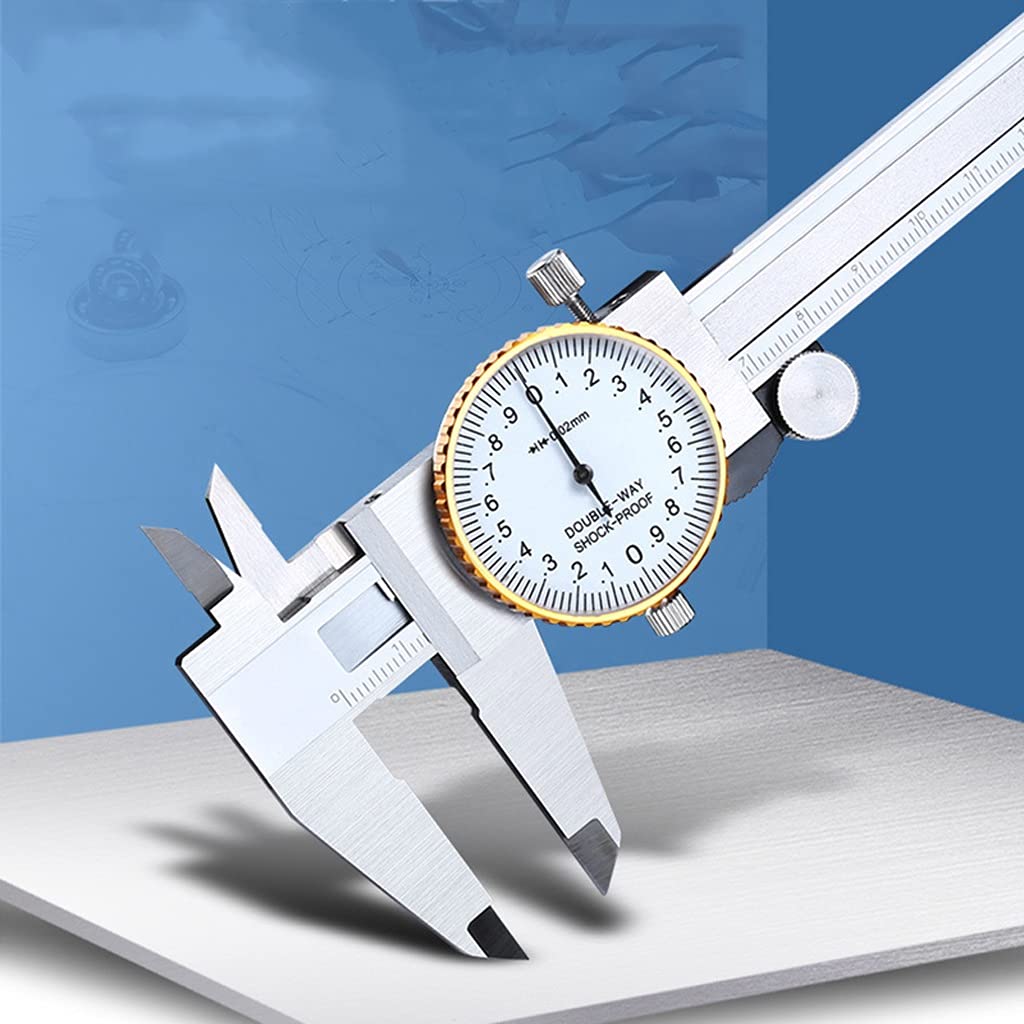 VIDI with Table Caliper 0.02mm High Precision 0-150-200mm with Stainless Steel Vernier Measuring Tools(150MM)
