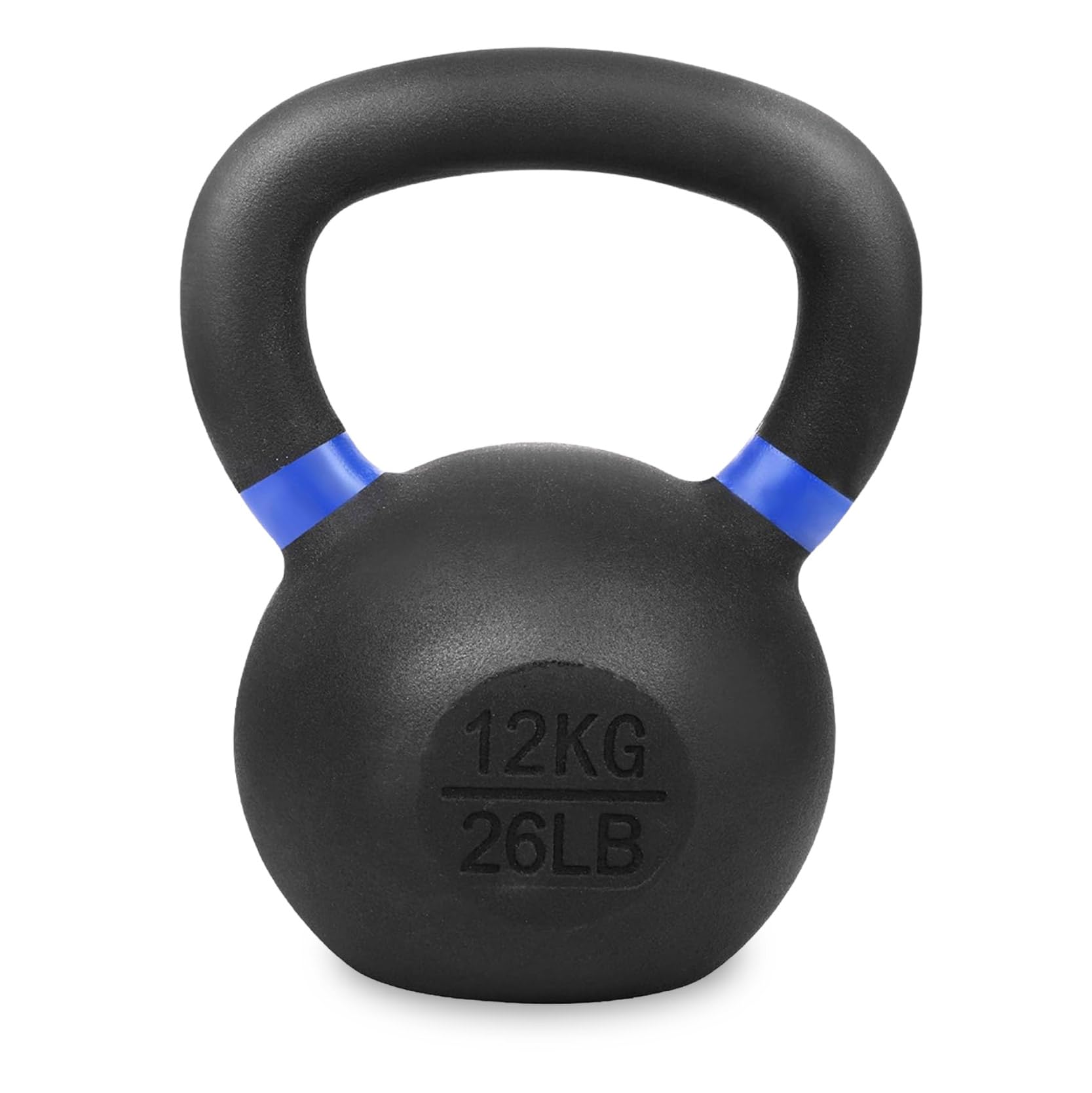Cast Iron Kettlebell Weight Set 4Kg–32Kg Strength Training Equipment for Home Gym, Fitness, Bodybuilding & Full-Body Workout (Single, 12Kg)