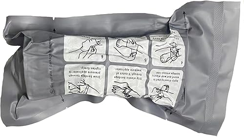 Vendaje israelí  Vendaje para heridas traumáticasvendaje hemostático de compresión hemostático, sellado al vacío estéril adecuado para kits tácticos