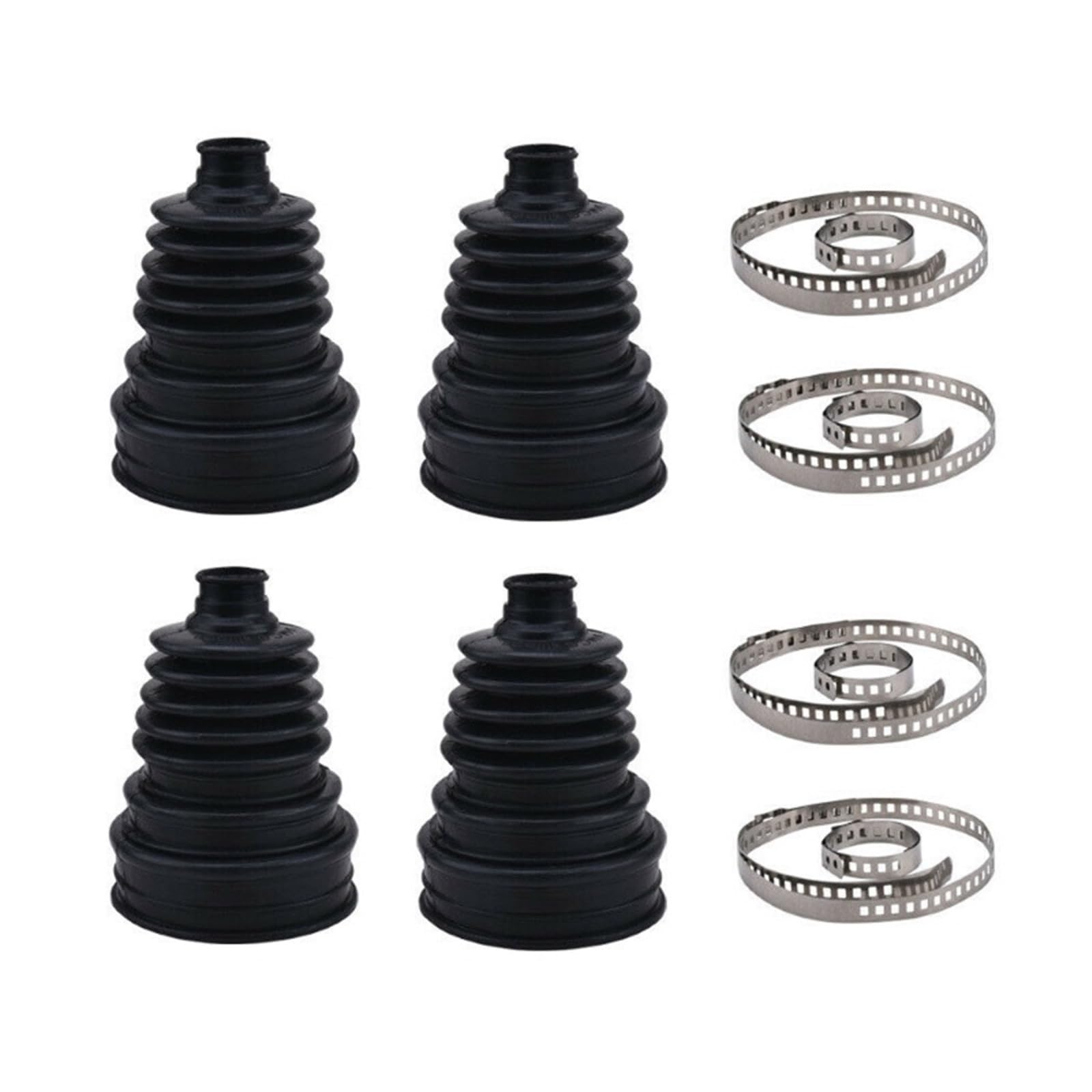 Soufflet De Cardan Outil universel en caoutchouc pour soufflet de cardan à vitesse constante, cône de montage extensible avec clips(3)