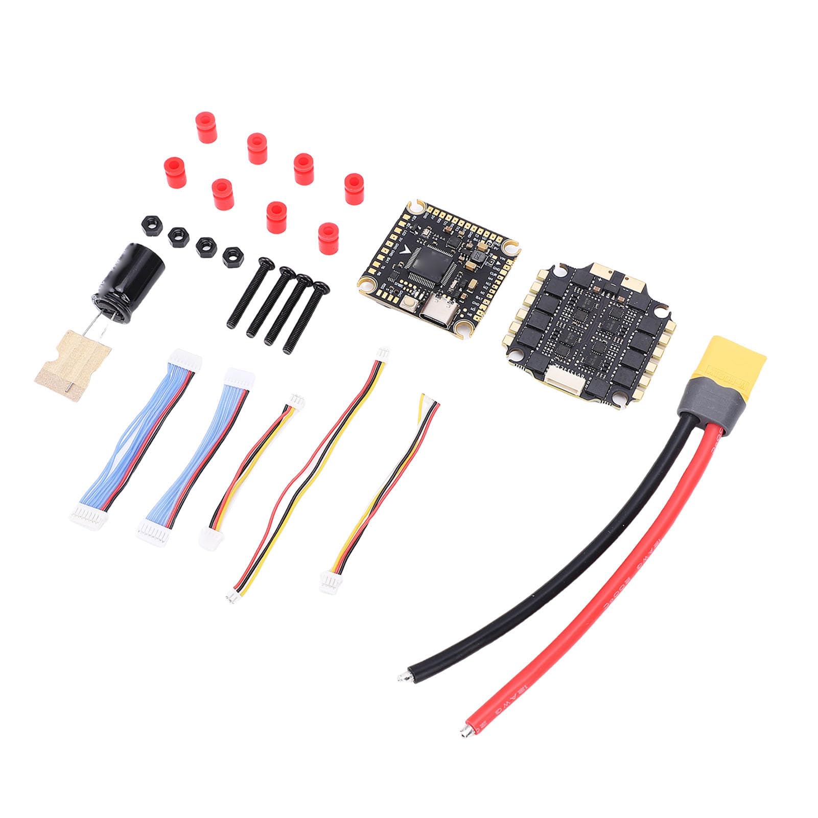 Tosuny Controlador de Vuelo F405 60A ESC Stack, RC Drone ESC Reemplazo, Controlador de Vuelo Stack con Transferencia de Datos Inalámbrica, de de Drones para FPV Racing Drone de Velocidad