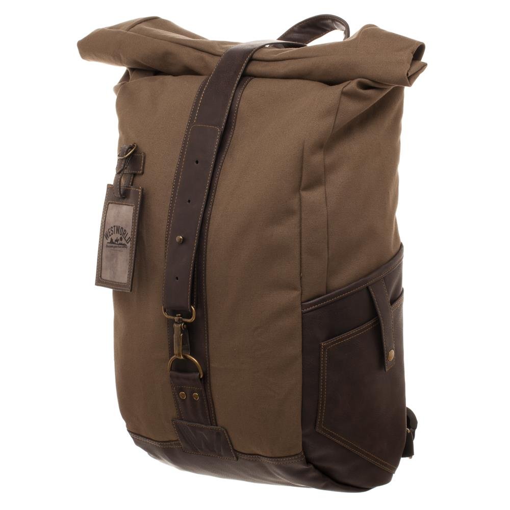 BioworldWestworld Roll Top Backpack with Luggage Tag