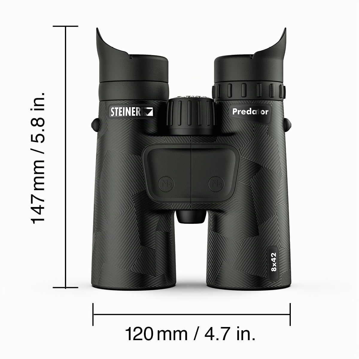 Steiner Binocolo Predator, versatile e leggero, per caccia, per cacciatori di inizio stagione o con copertura pesante