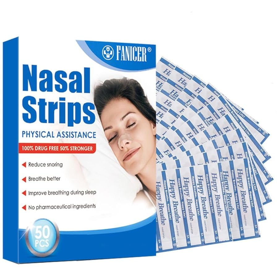 Nasal Strips para Dormir,Parches nasales,Parches nasales antironquidos, parches nasales para dormir deportivos
