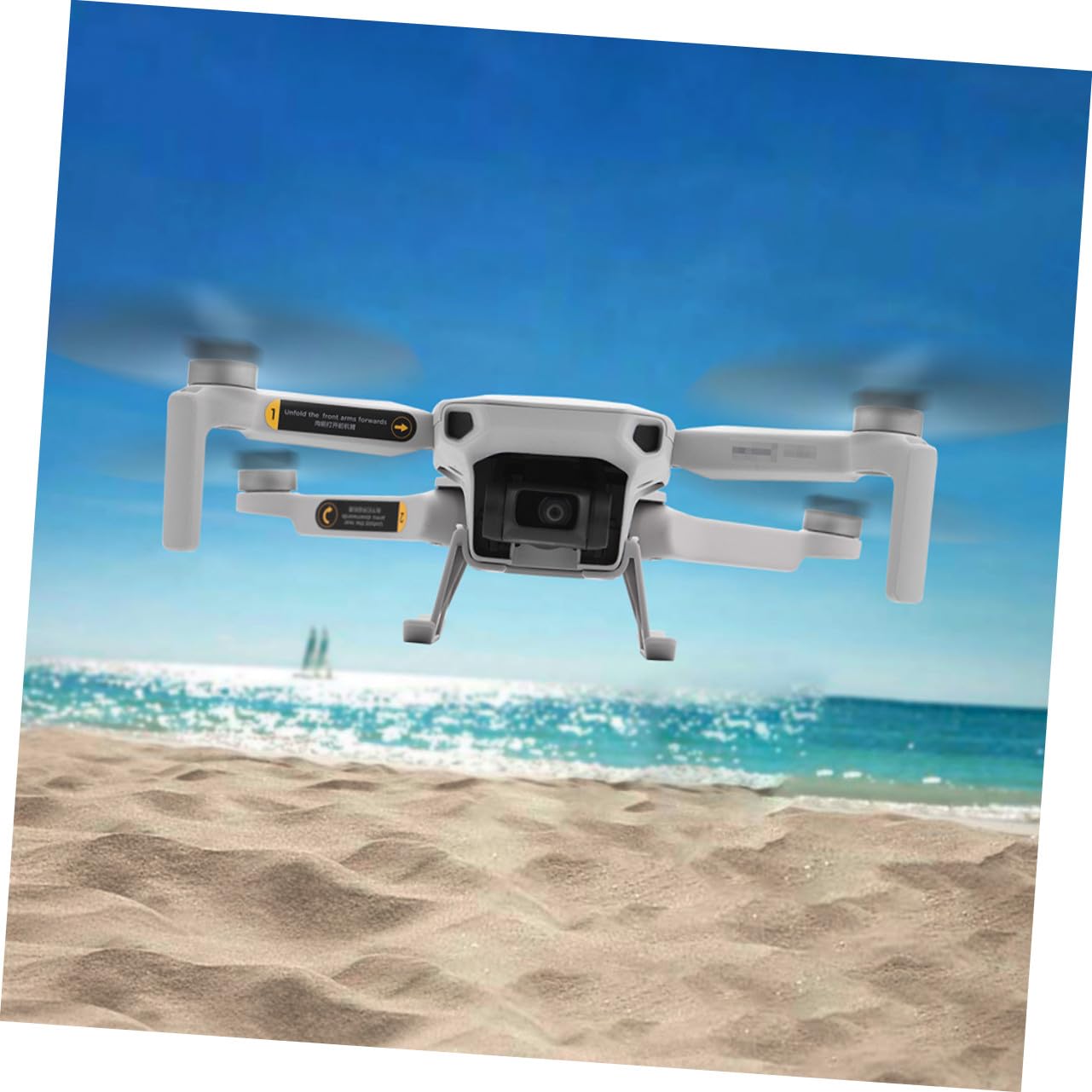 NOLITOY Kit de Protección para Hélices y Patas Elevadoras para Dron Mini Accesorio Ligero y Compacto para Aumentar Altura de Aterrizaje Fácil Instalación y Transporte Compatible con