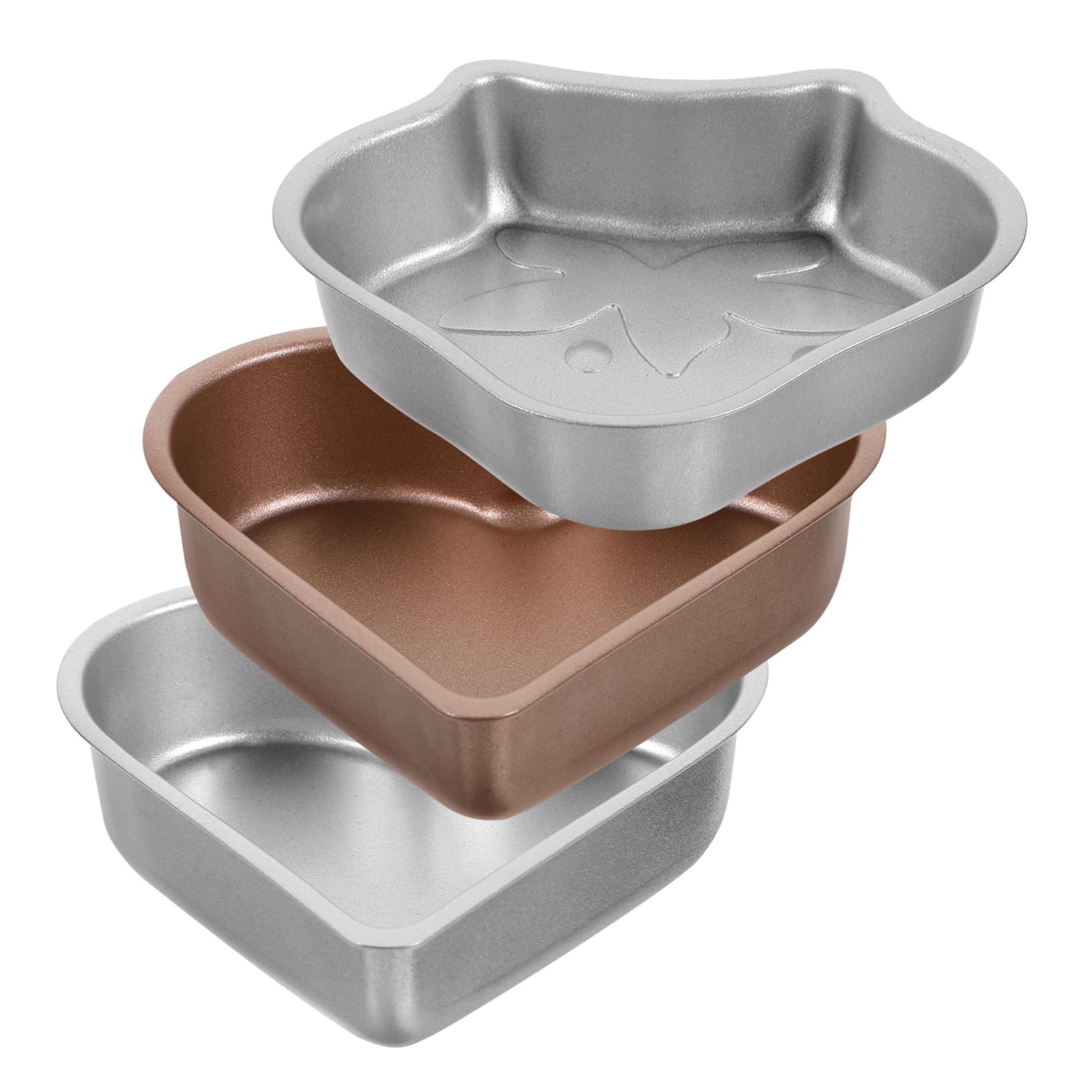 MAGICLULU 12 Piezas Mini Molde Para Pasteles Bandeja Para Hornear Bandeja Para Hornear Moldes Para Hornear Pasteles De Queso Moldes Antiadherentes Para Gelatina Moldes Para Hornear