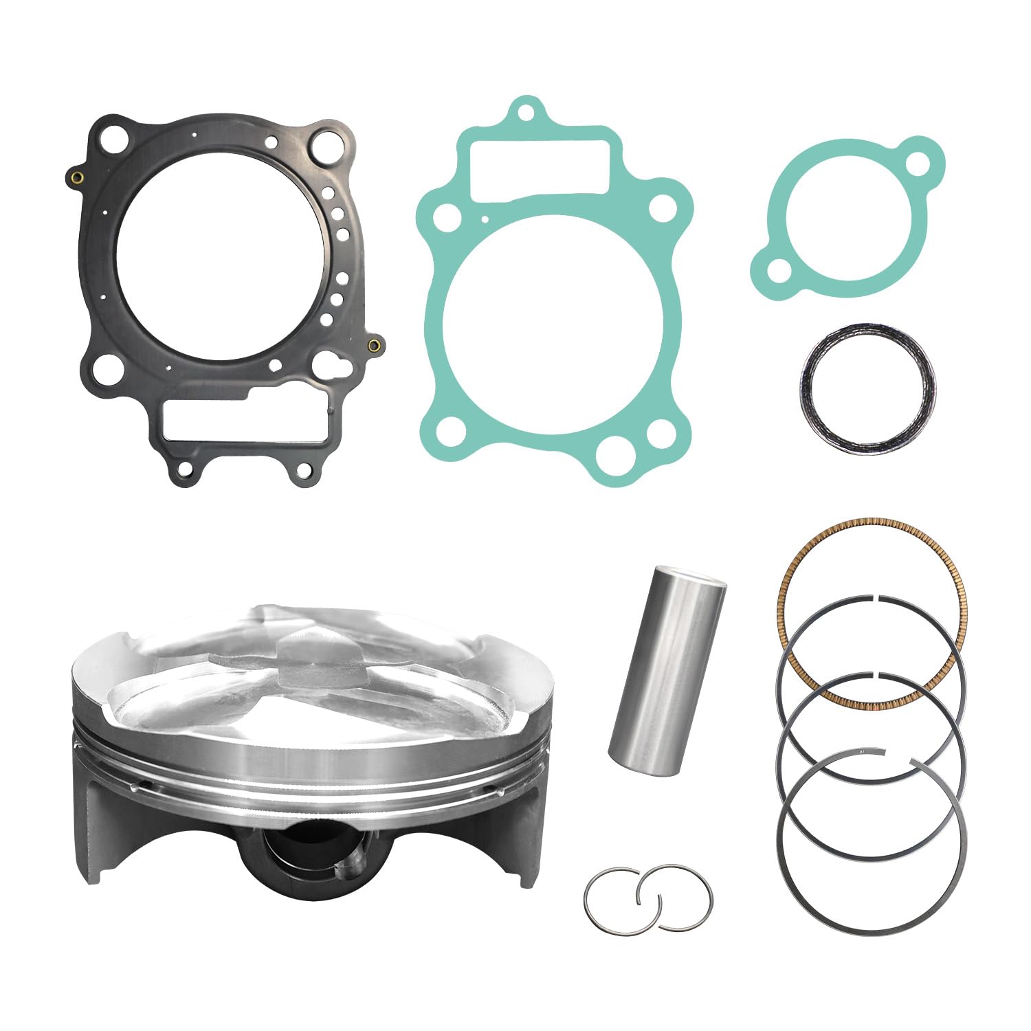 For Yamaha Raptor 350 Cylinder Piston Gasket Top End Kit Set YFM350R - View #9