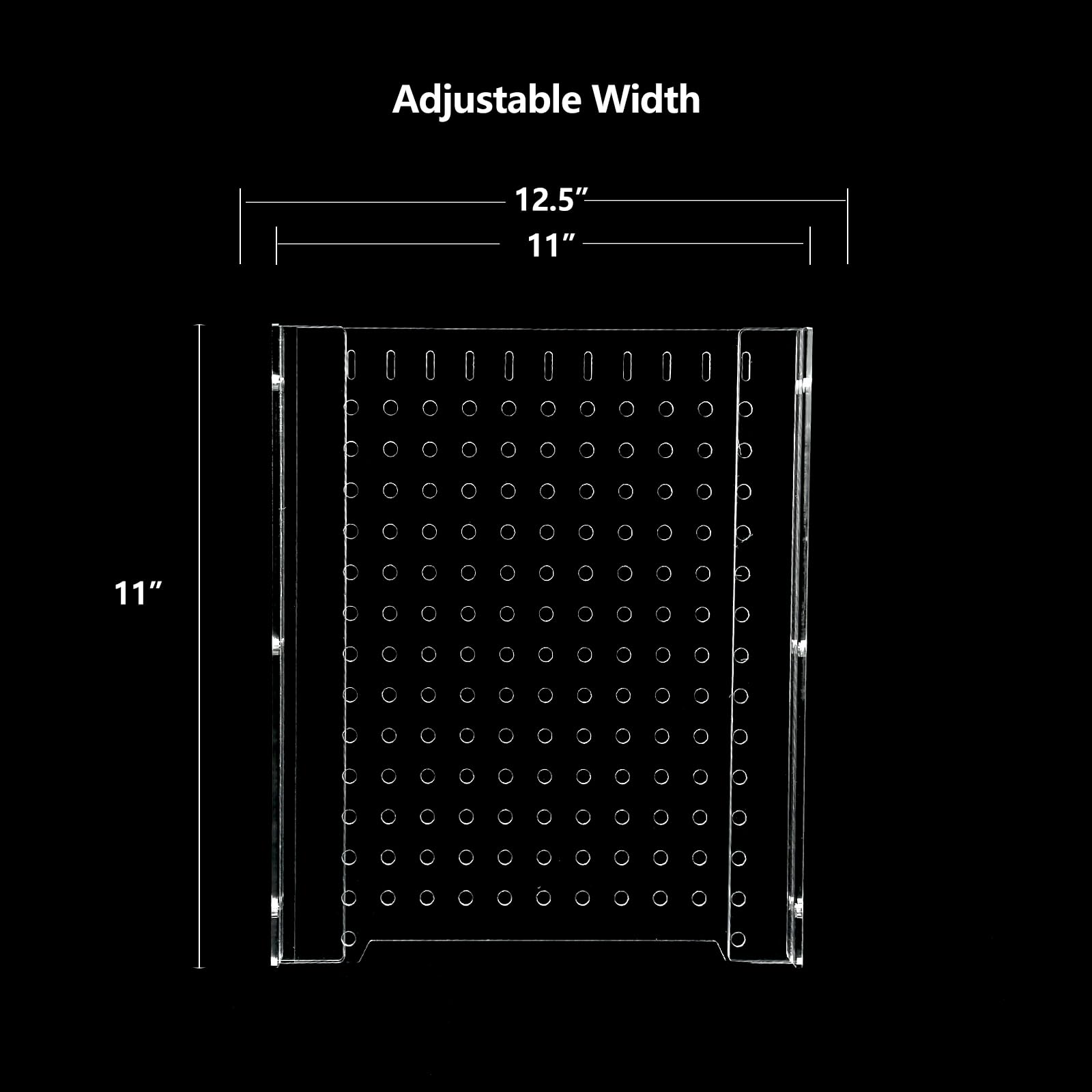 Séparateur d'aquarium en acrylique transparent avec ventouses (5,6 l)