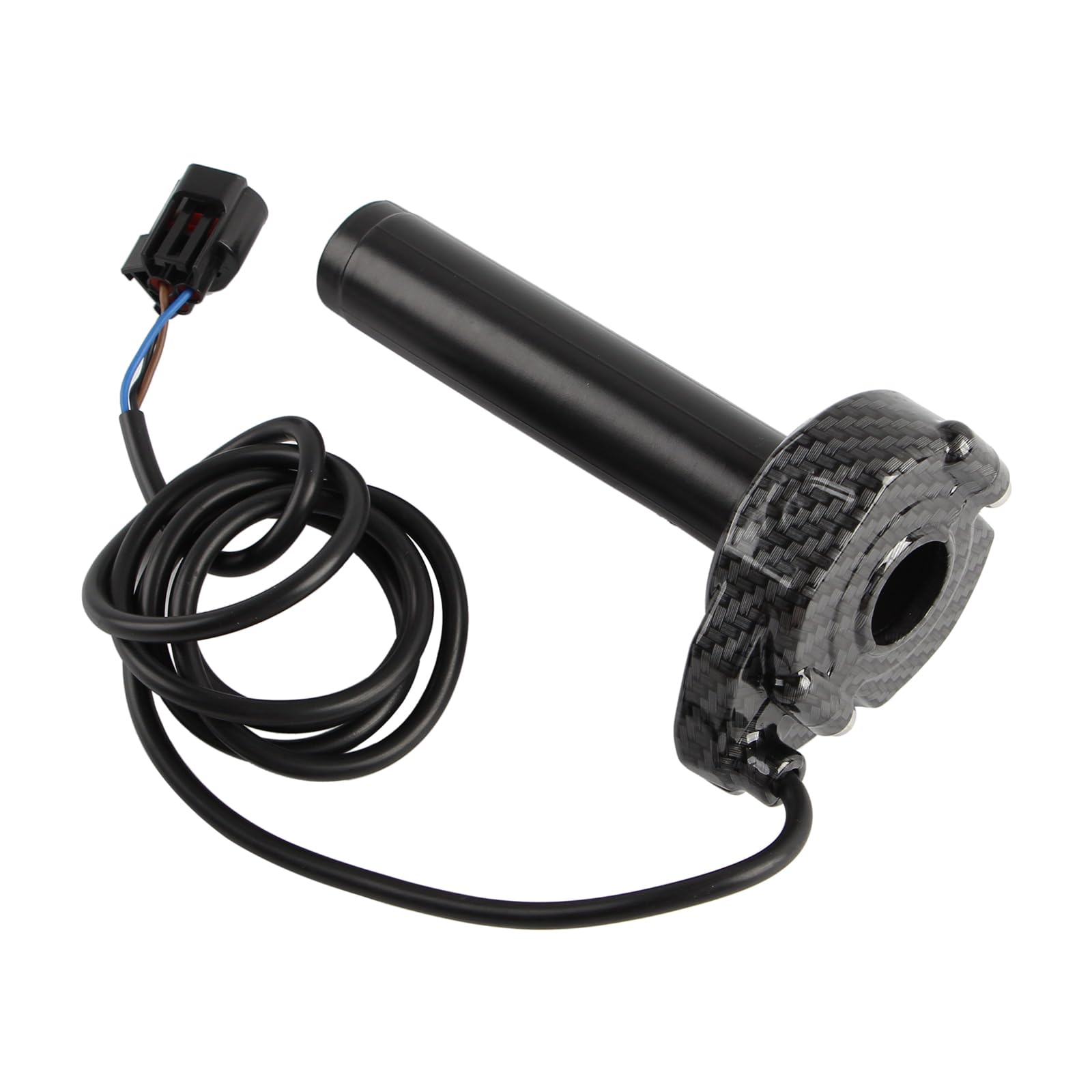Imitation Carbon Fiber Throttle Grips Compatible with Surron Light Bee Sur Ron S X X160 X260 Electric Bike, Throttle Turn Handle with Rolling Bearing