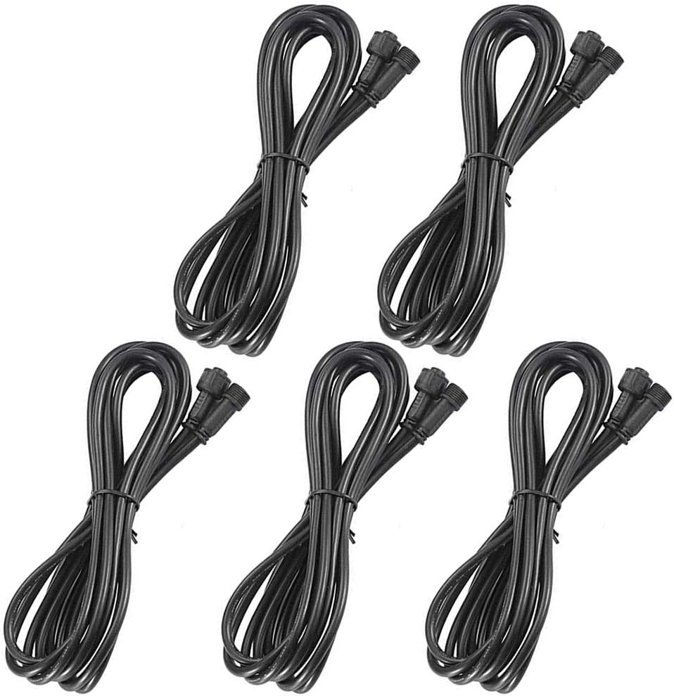 Pack of 5, FVTLED 1m 3.28ft 5Pin Extension Cable Wire with Male and Female Co...