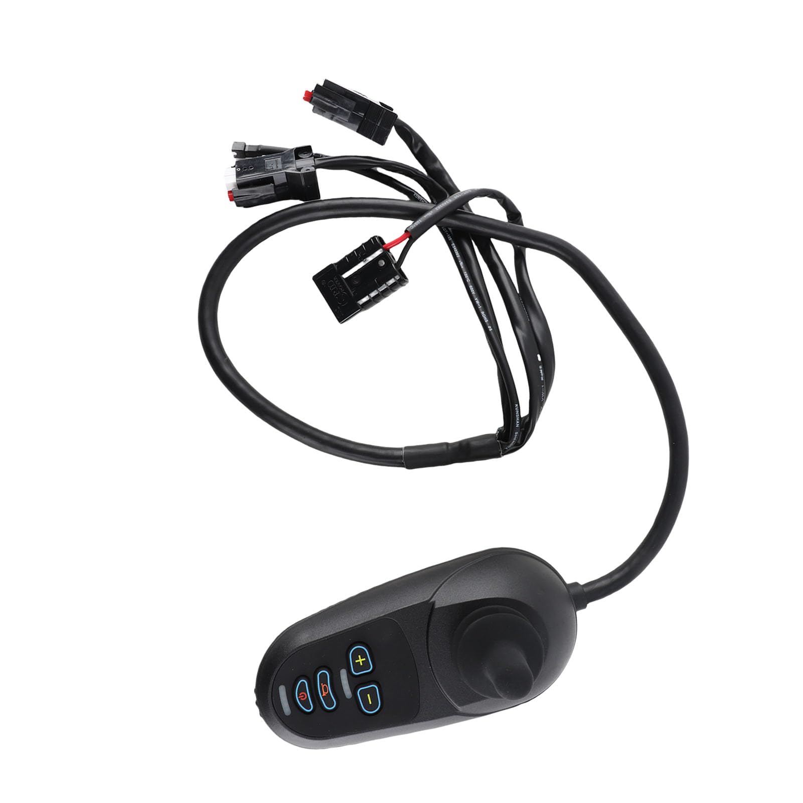 Controlador de Palanca de Mando para Silla de Ruedas Eléctrica de 24 V CC, Controlador de Velocidad de Motor Cepillado de 50 A con Protección contra Sobrevelocidad de Esta
