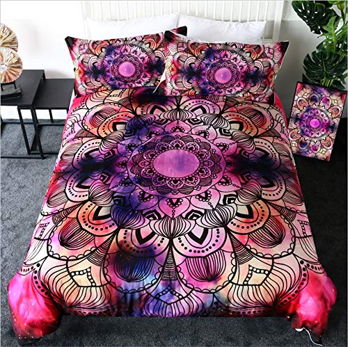 Housse de couette à impression 3D parure de lit 140 x 210 cm modèle AB06 - 2