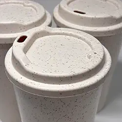 2 Copos com Tampa 550ml para Café, Bebidas em Geral, Copo Ecológico Reutilizável