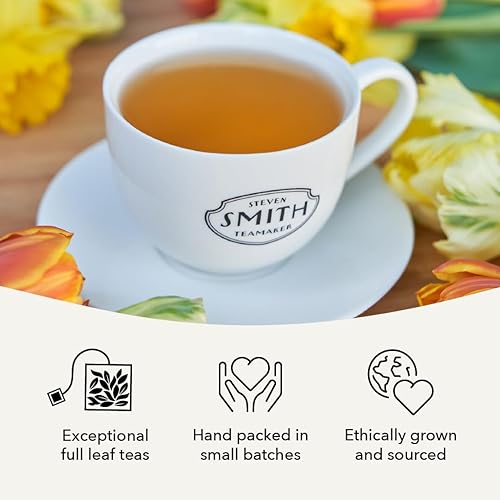 Vista 6 de Smith Teamaker Rooibos - Meadow No. 67 - Manzanilla, Rooibos, Hisopo y pétalos de rosa Sin azúcar, sin OMG, té de mezcla de manzanilla a base