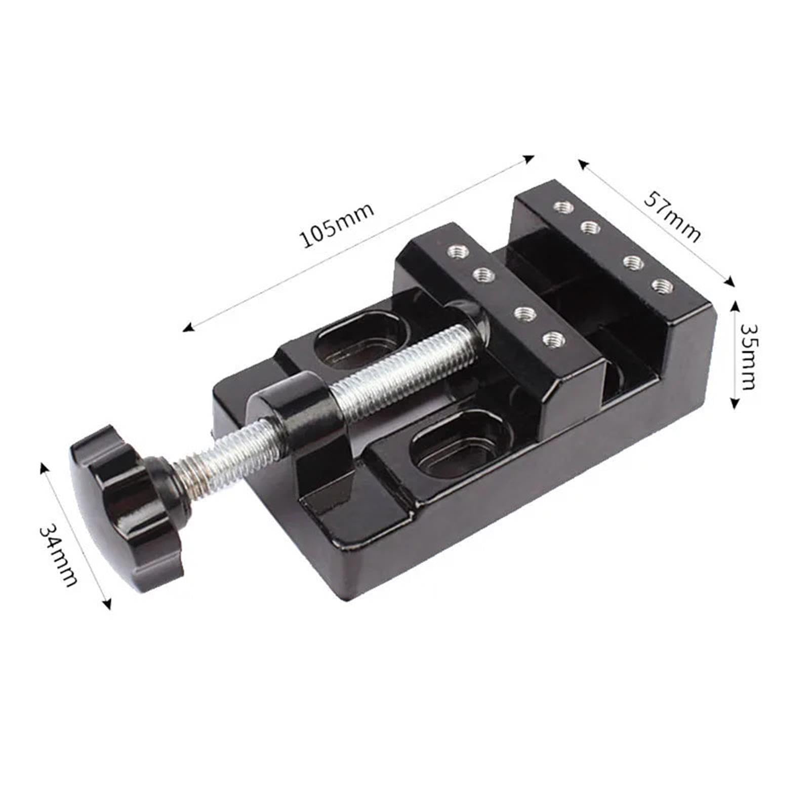 Mini mandíbula, abrazadera de banco, taladro, prensa, mesa paralela, tornillo de banco plano, 57mm