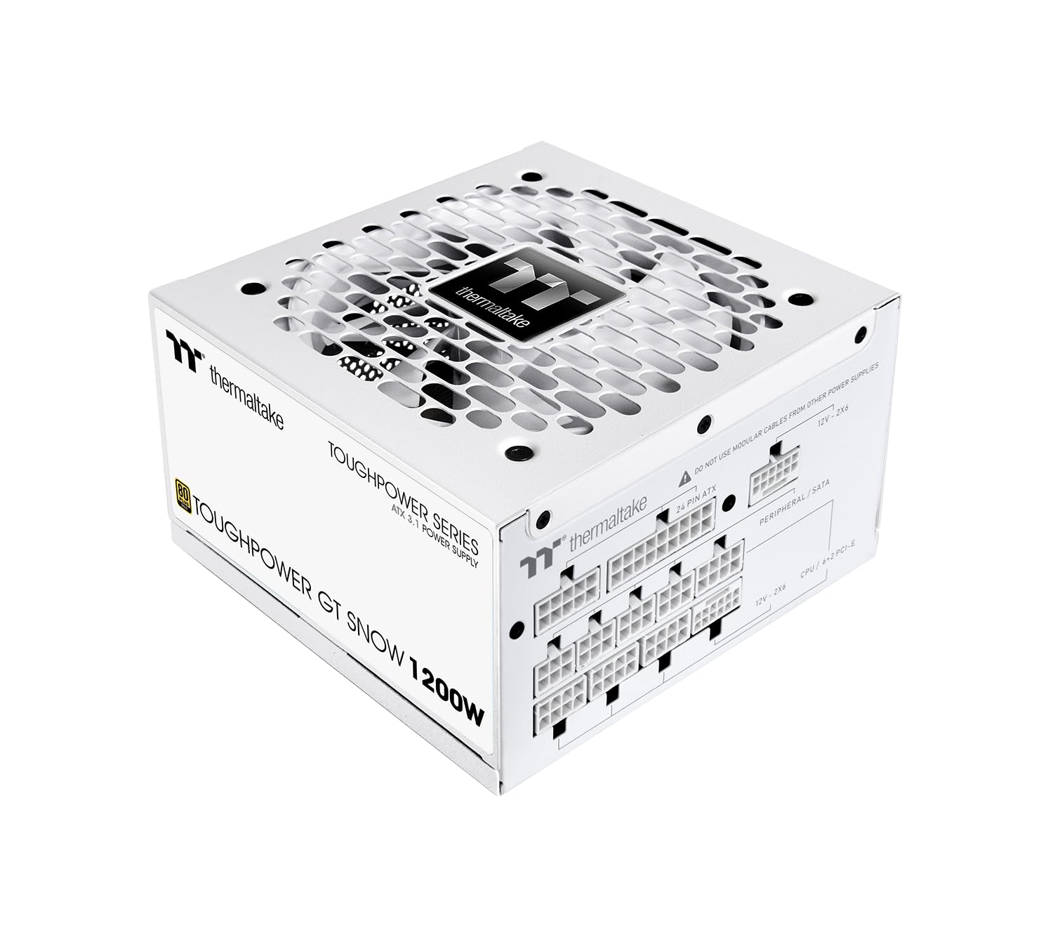 Thermaltake Toughpower GT 1200W | ATX 3.1 | PCIe 5.1 | 80+ GOLD | Modular | Snow