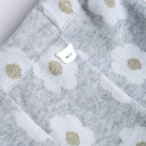 Short léger bébé Chicco gris fleuri pour faciliter le change quotidien