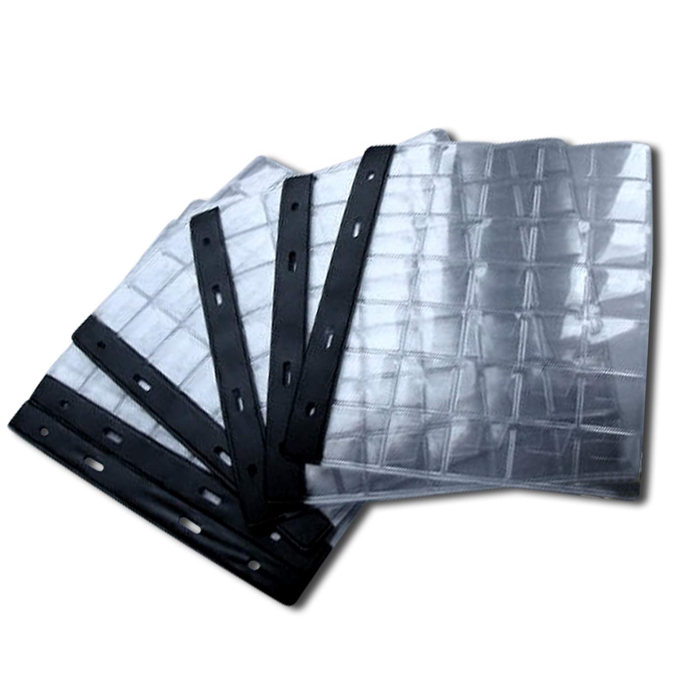 10 Extra Coins Page Pocket Size 27 x 27 mm for Schulz Coins Album by Schulz