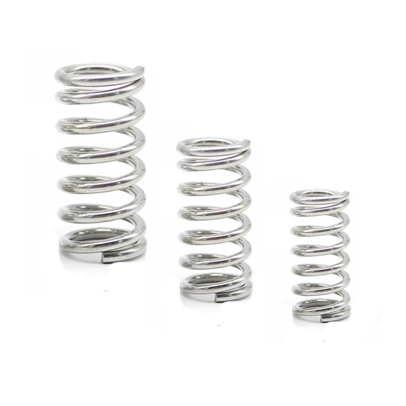 Resortes de compresión 10 piezas de resorte de compresión pequeño de acero inoxidable de diámetro exterior de 0,3, 0,4, 0,5, 0,6, 0,7 y 0,8 mm.(5mm,12mm,0.6mm)