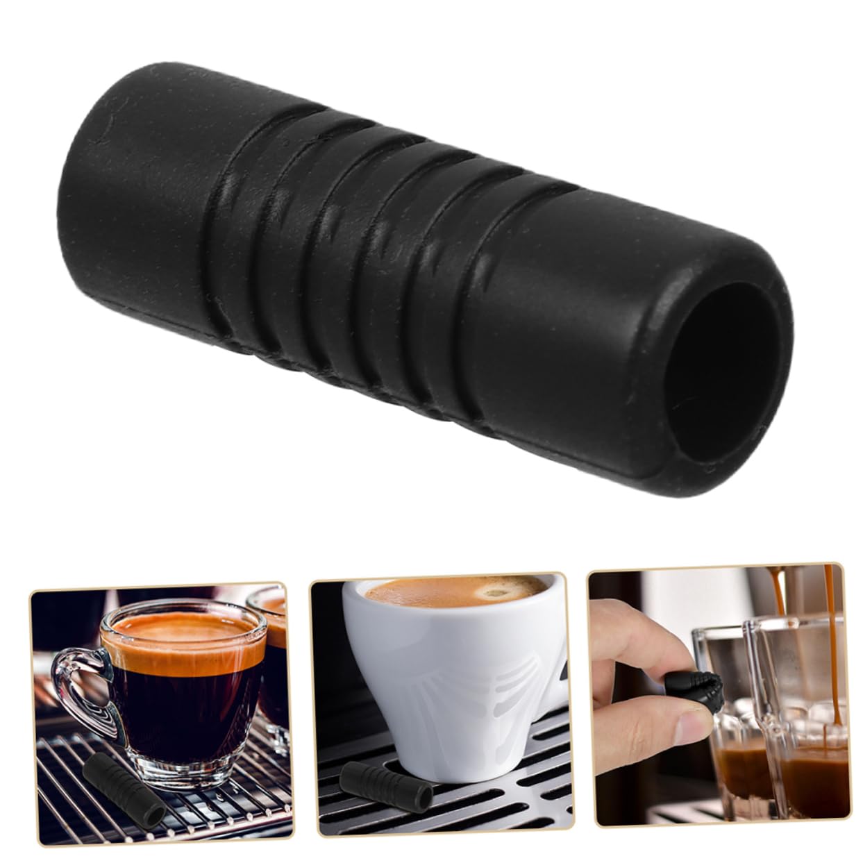 2piezas Funda Aislante Para Varita De Vapor De Cafetera Espresso Protector Térmico De Goma Compatible Con Diversas Máquinas De Café Fácil Instalación Y Uso Seguro
