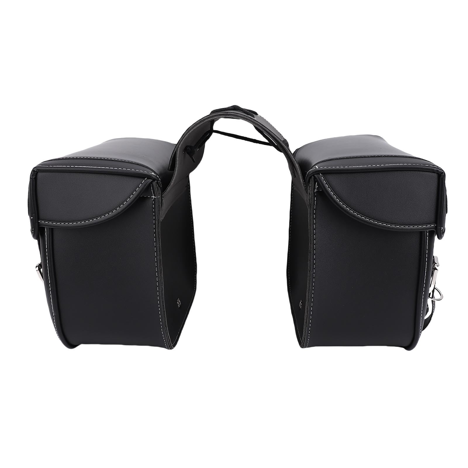 Borse Laterali per Moto Borse Portaoggetti in Pelle PU Impermeabili di Grande capacità da 30 Litri per Motociclisti in Tournée Design Elegante