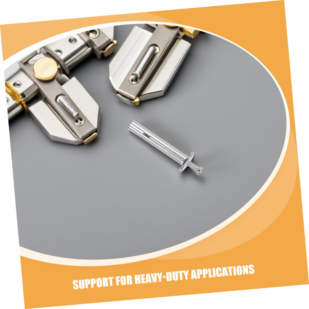 Ciieeo 100Pcs Heavy Duty Expansion Drive Nails Masonry Anchors for Concrete and Drywall Fasteners for Construction and Renovation Projects Quick Installation