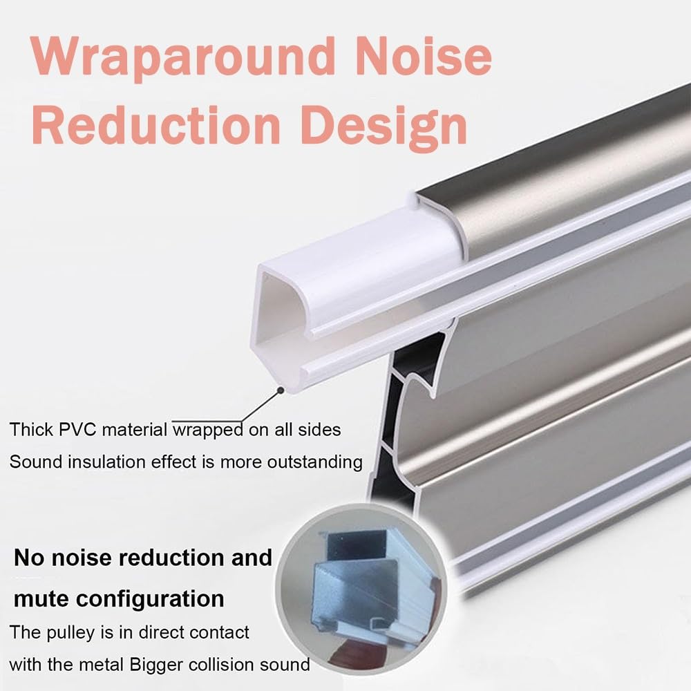 Wysokiej jakości regulowany aluminiowy system szyn do zasłon 100–157 cm, podwójne drążki sufitowe, ciche szyny przesuwne do przegród pomieszczeń i okien wykuszowych, złote wykończenie, 2,5 m