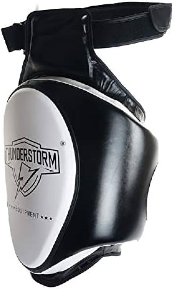Protège-cuisses Muay Thai / Kickboxing - Paire En Cuir PU épais, Protection Renforcée Pour Entraînement (Sanda, Taekwondo)