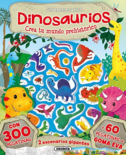 Portada de Superescenarios Dinosaurios Crea Tu Mundo Prehistorico