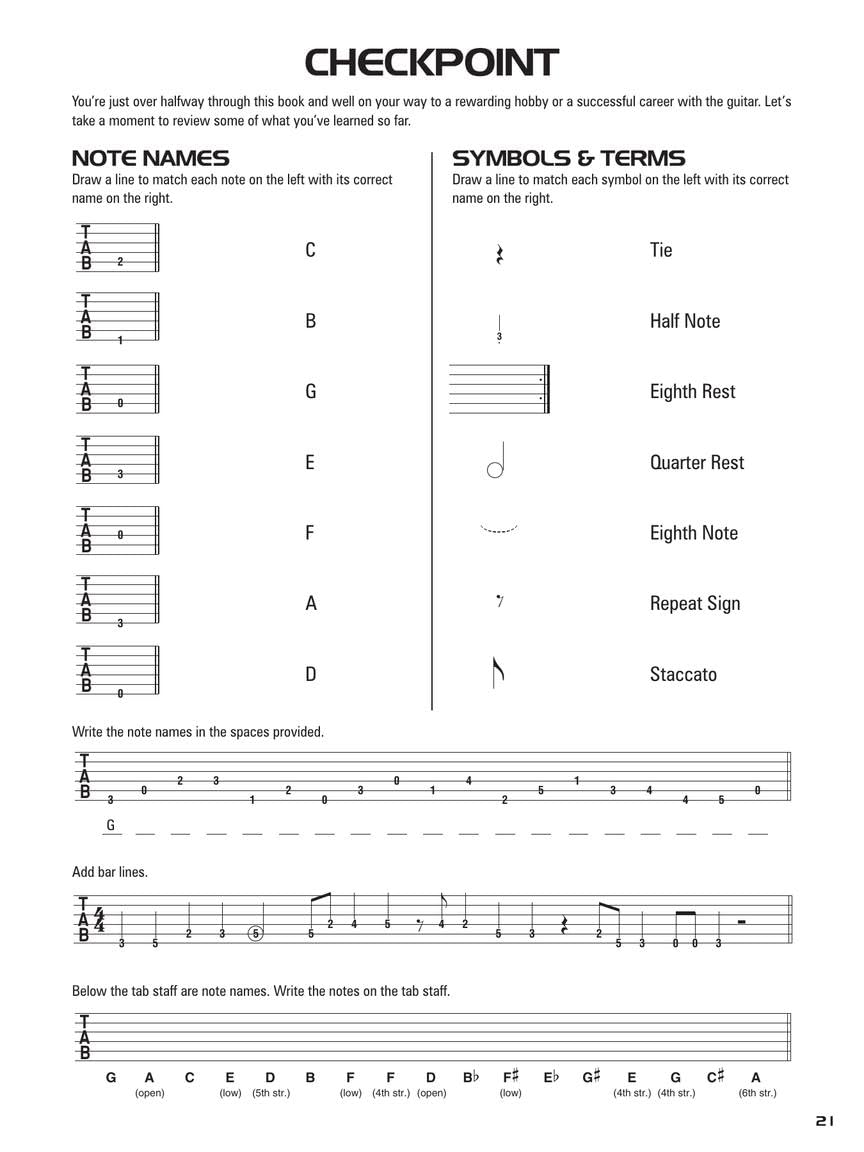 Hal Leonard Acoustic Guitar Tab Method - Book 1: Book with Online Audio
