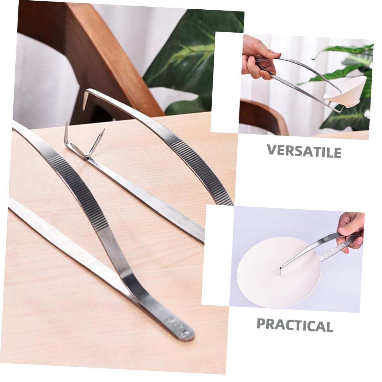 Pottery Flask Dipping Tool for Clay Ceramic Glaze Tool Pottery Ceramic Tool Pottery Clay Tool Glazing Tool Pottery Clay Glazing Plier Ceramics Glazed Stainless Steel