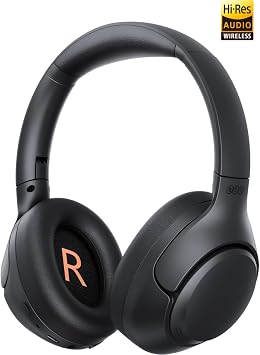QCY H3 Hybrid ANC Hi-Res Bluetooth 5.4 Headphone Wireless Headset Dual Device Support Black