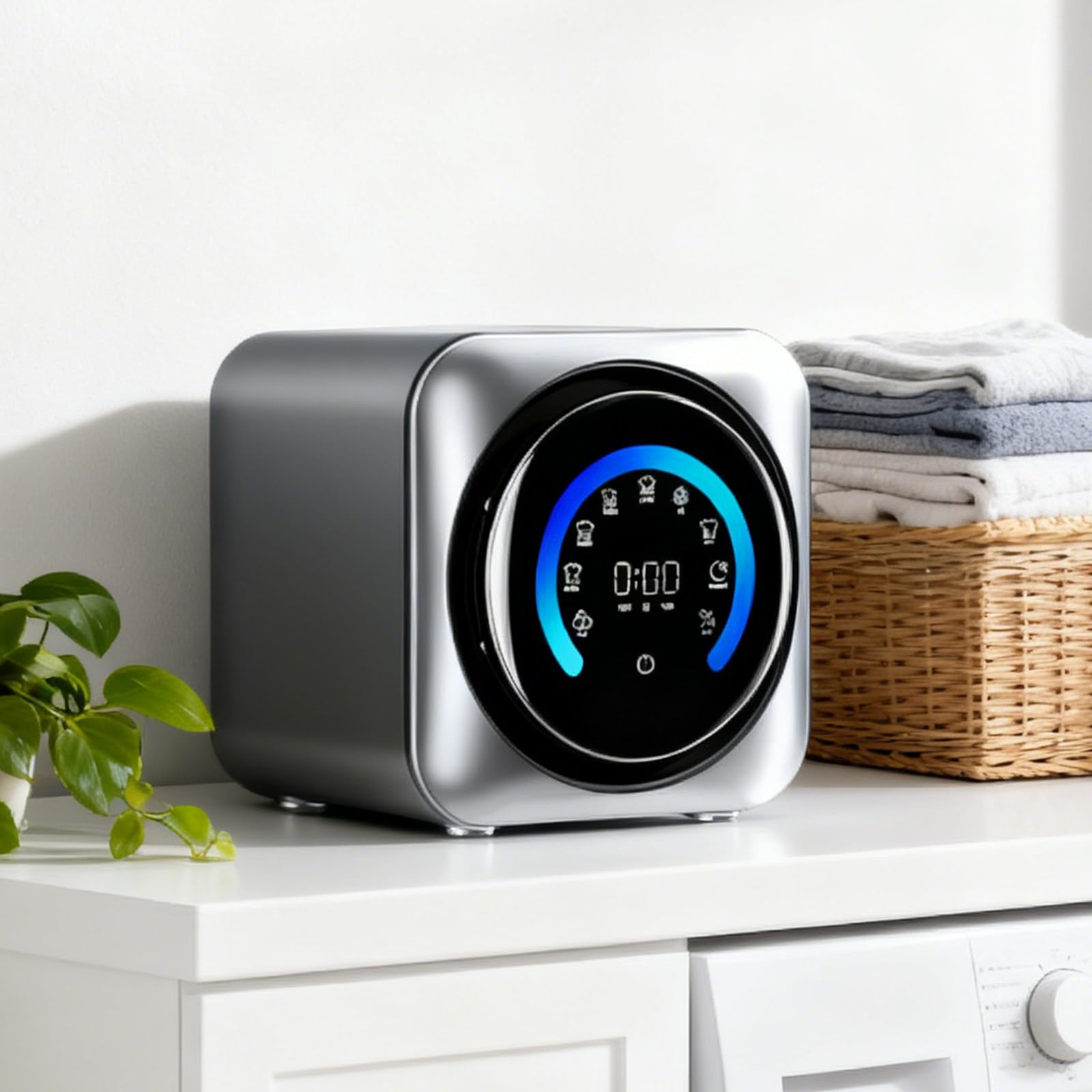 Compatta Ma Potente Lavatrice Mini per Una Pulizia Efficiente Mini Lavatrice a Parete con capacità Tamburo 3kg Lavatrice Portatile per Biancheria Intima Desktop