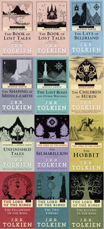 Middle Earth and Lord of the Rings Series 12-book Collection Set by J.R.R. Tolkien Mass Market Paperback