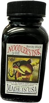 Noodlers Ink Refills Bernanke Black Bottled Ink - ND-19066